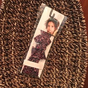Baby Bling Bow - Pink Leopard
